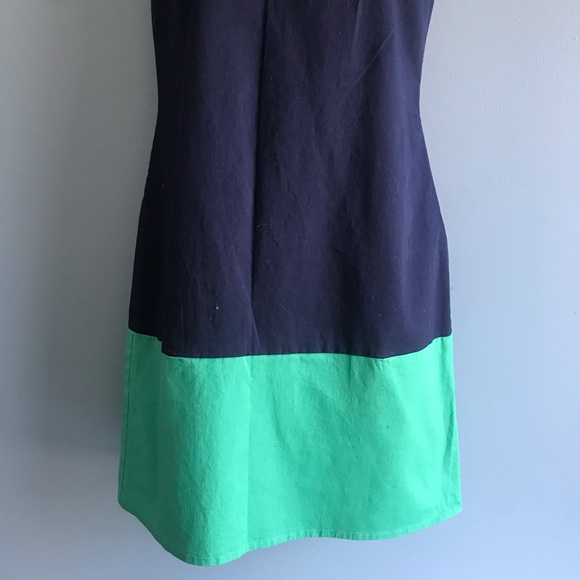 Sail to Sable STS Color-block Blue/green Tunic Dress. XS - Picture 5 of 8